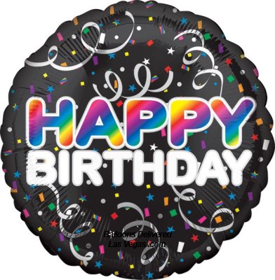 Birthday Bold Balloon 18 inch Foil