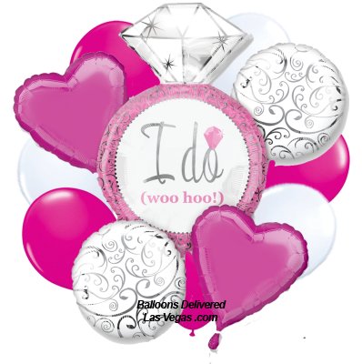 Bright Pink Wedding Bouquet