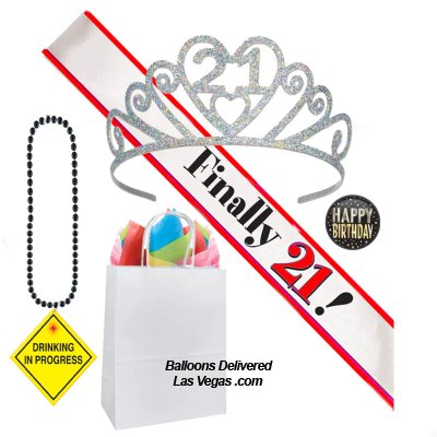 Happy 21st Birthday PartyWare Gift Bag