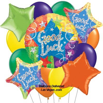 Good Luck Balloon Bouquet