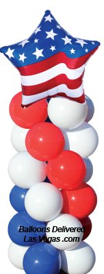 Patriotic Star Column
