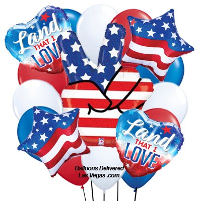 Peace Sign Land That I Love Balloon Bouquet
