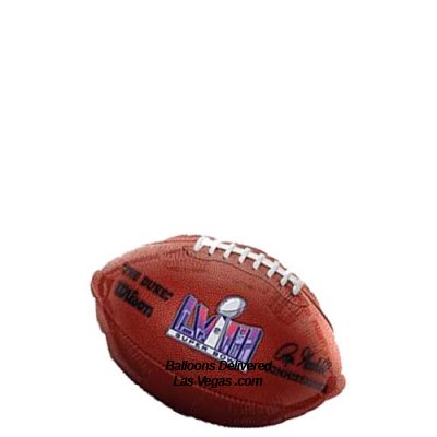 Superbowl Football Foil Balloon 17 inch