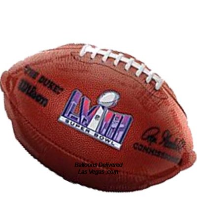 Superbowl Football Foil Balloon 31 inch