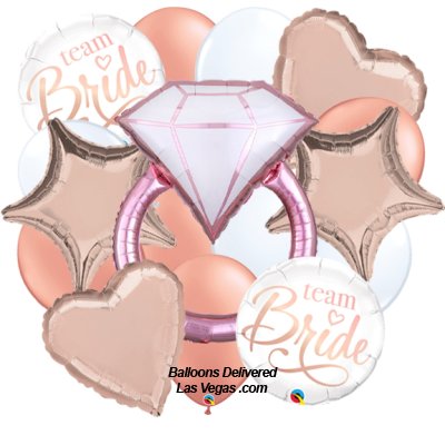 Team Bride Balloon Bouquet