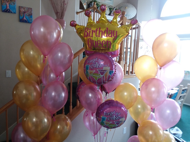 Birthday Queen Balloon Bouquet
